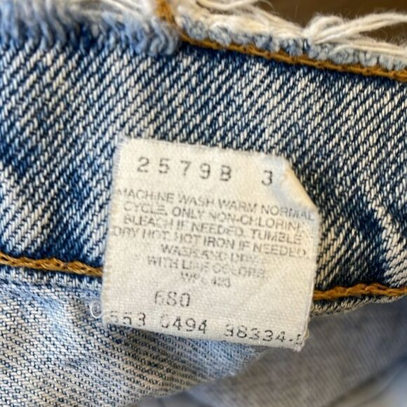 Levi's 560 Vintage 90's Loose Tapered Leg Jeans | medium wash | size W34L32 - Picture 11 of 11